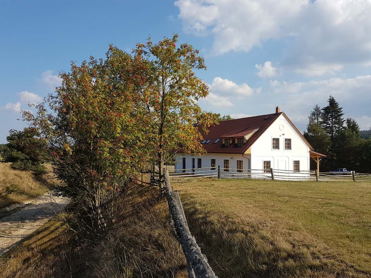 Aerial view of Valtinov retreat